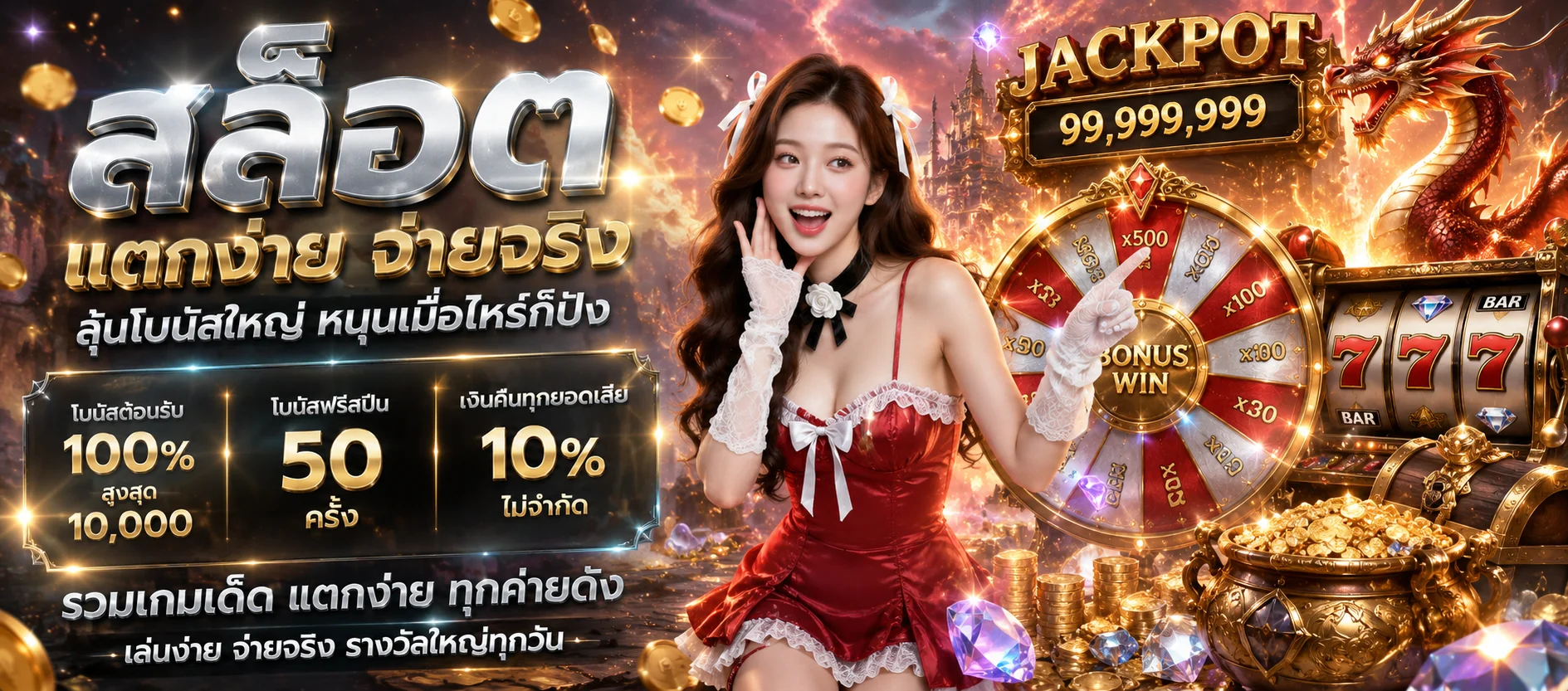 สล็อตออนไลน์ TrueVIP รวมสล็อตแตกง่ายจากค่าย PG Pragmatic JILI